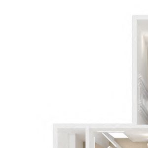 Three Bedroom, Two Bathroom Floor Plan Rendering at the Avenues of North Decatur Three Bedroom, Two Bathroom Floor Plan Rendering at the Avenues of North Decatur
